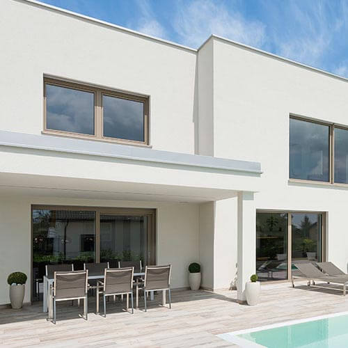 Foto Kunststoff-Alu-Fenster