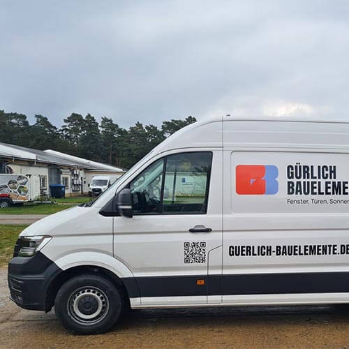 Foto Firmenfahrzeug von Gürlich Bauelemente